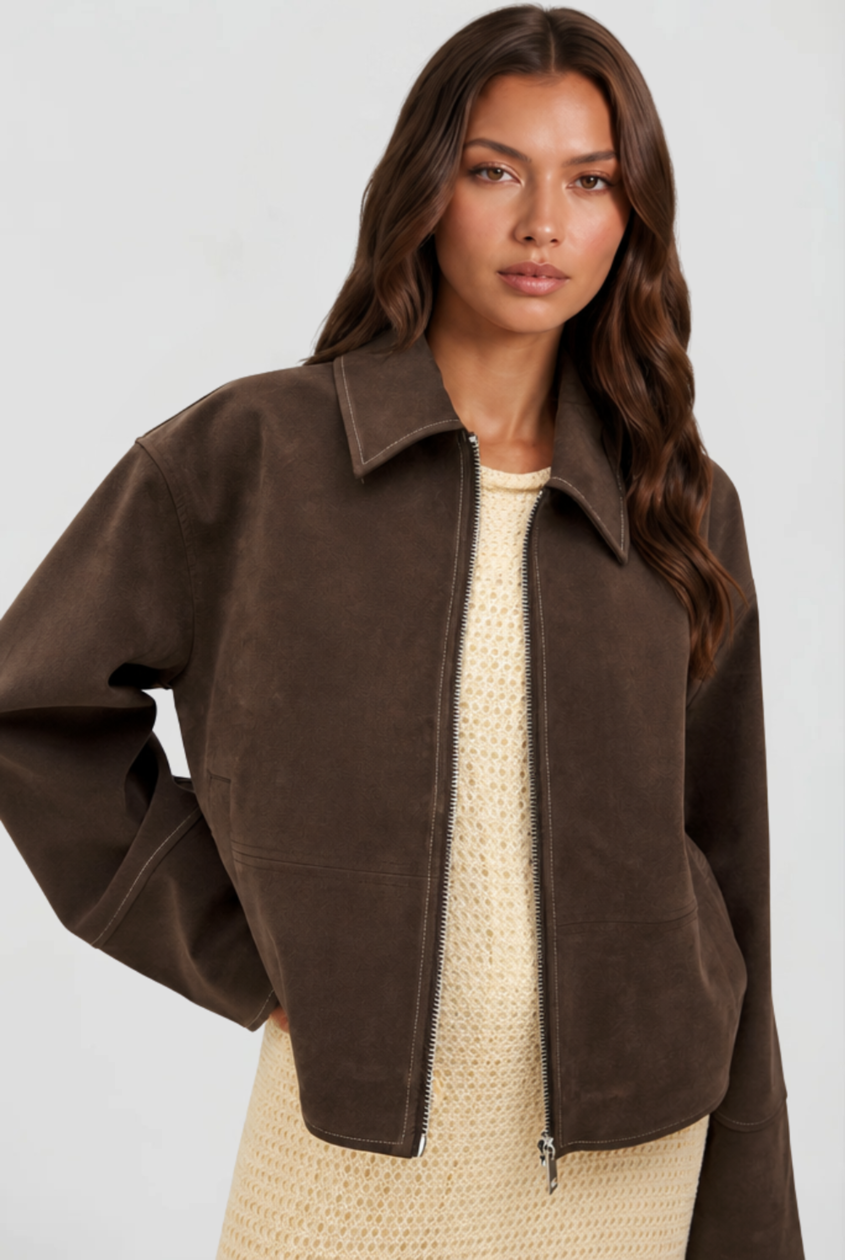 Dahlia Suede Jacket — product photo 1