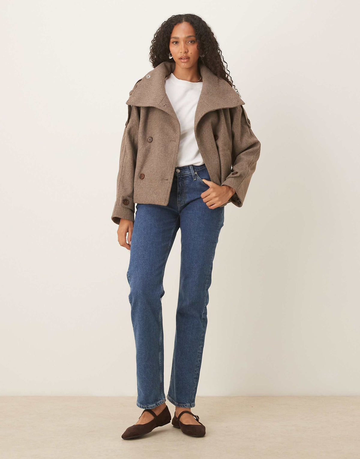 Avélie Funnel-Neck Coat — product photo 2