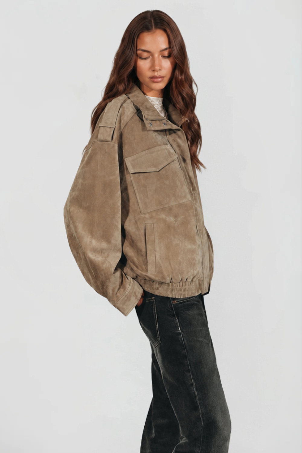 Alessa Suede Jacket — product photo 2