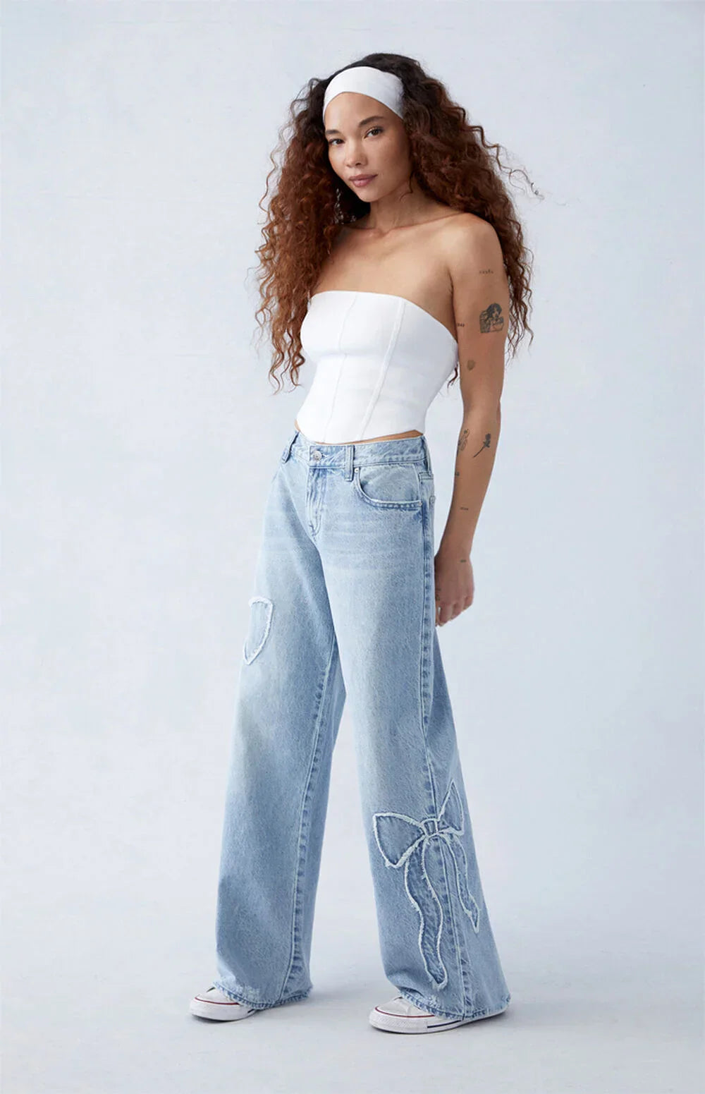 Lila | Bow Jeans — product photo 1