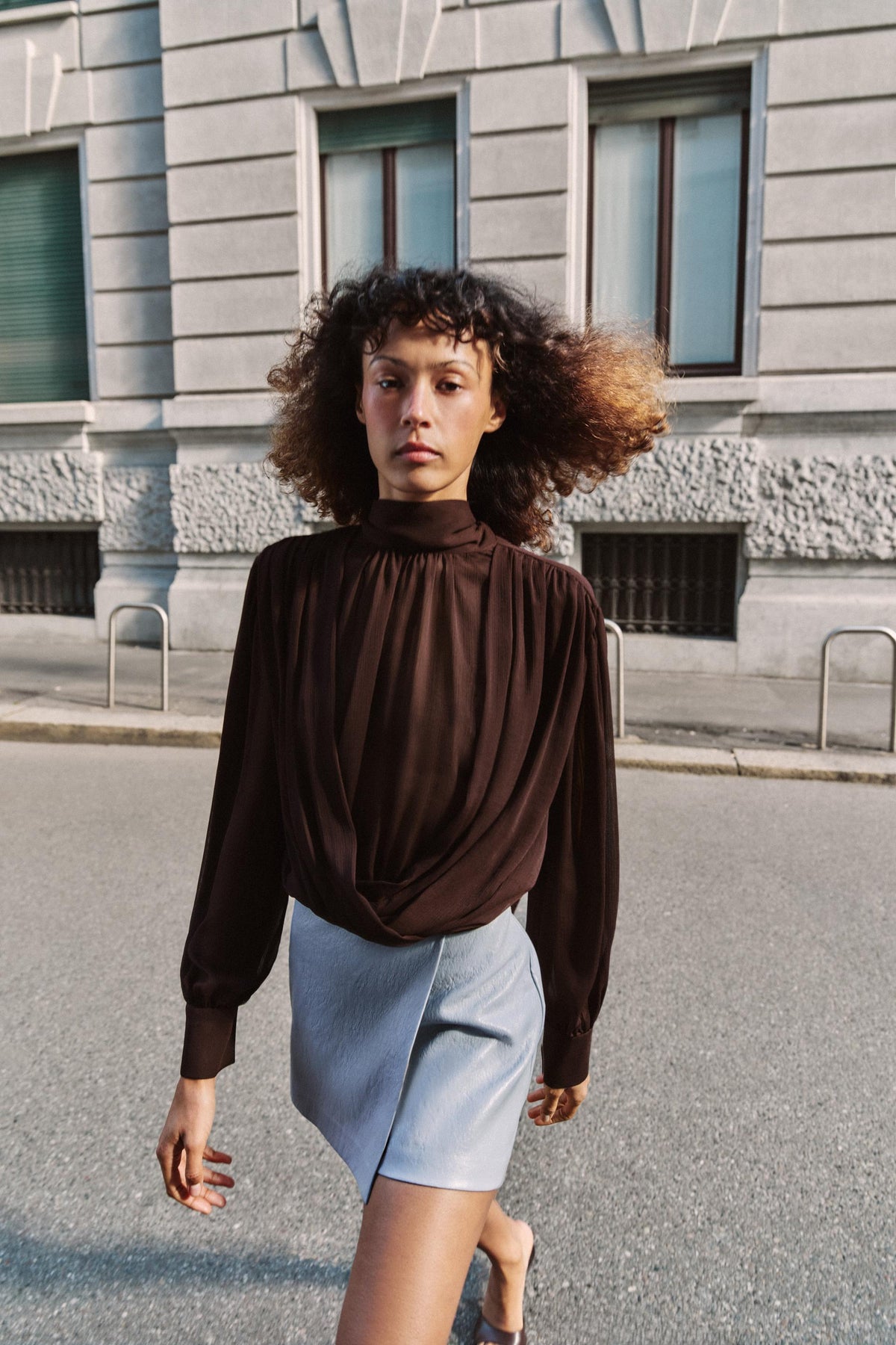 Aurelle | Draped Blouse — product photo 2