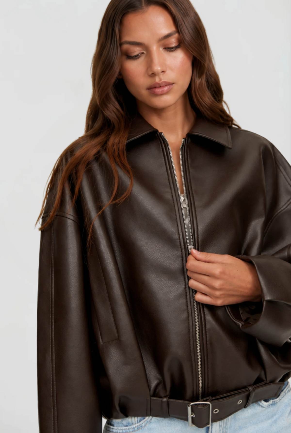 Sophia Leather Jacket — product photo 3