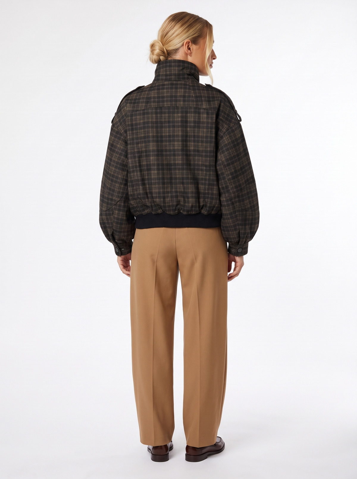 Aurelie | Check Bomber Jacket — product photo 3