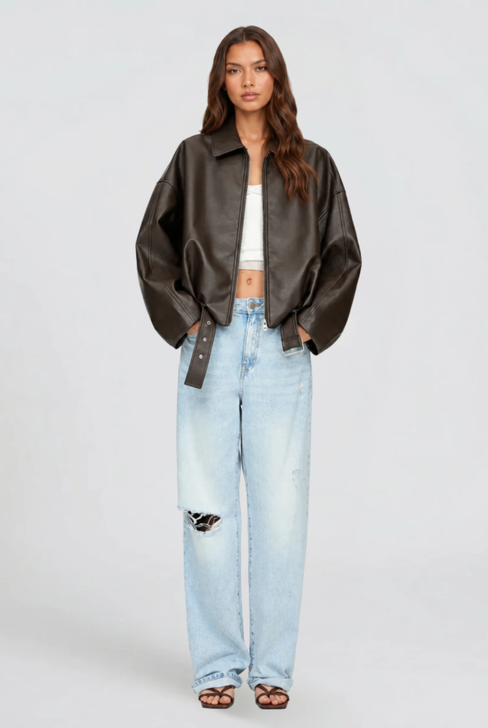 Sophia Leather Jacket — product photo 2