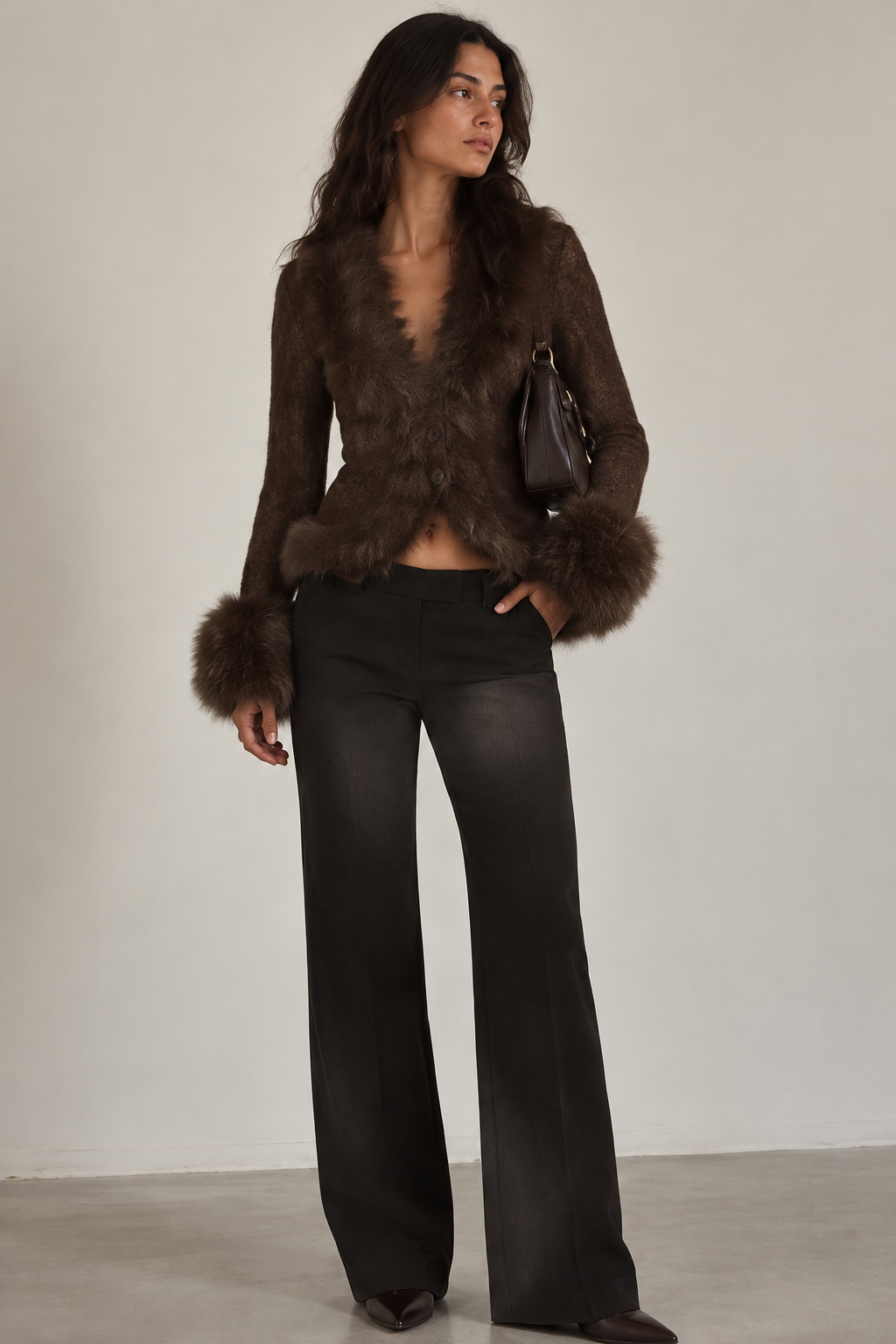 Mila Fur Cardigan
