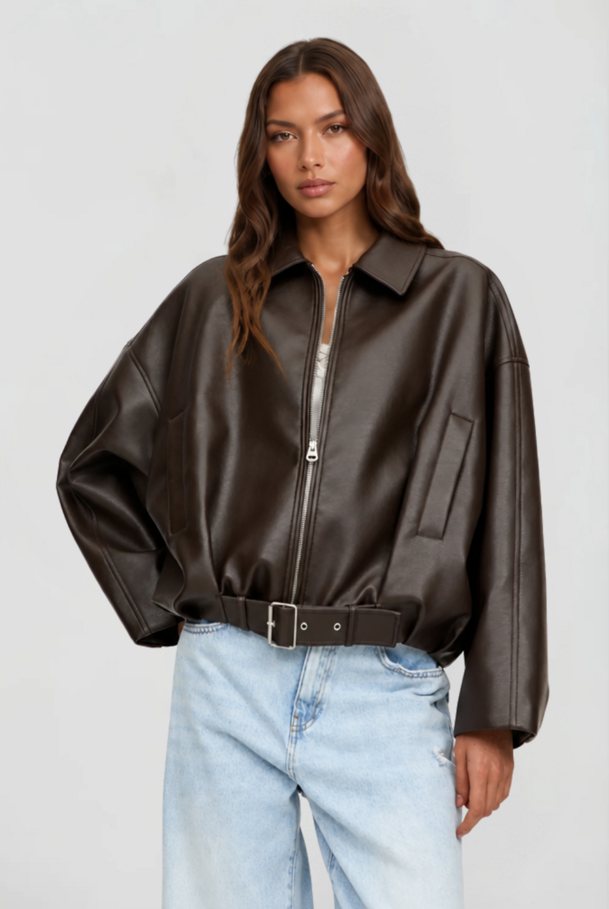 Sophia Leather Jacket — product photo 1