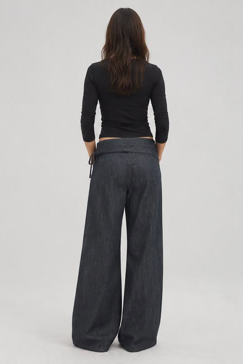 Iris Waist Wide Leg Jeans — product photo 4