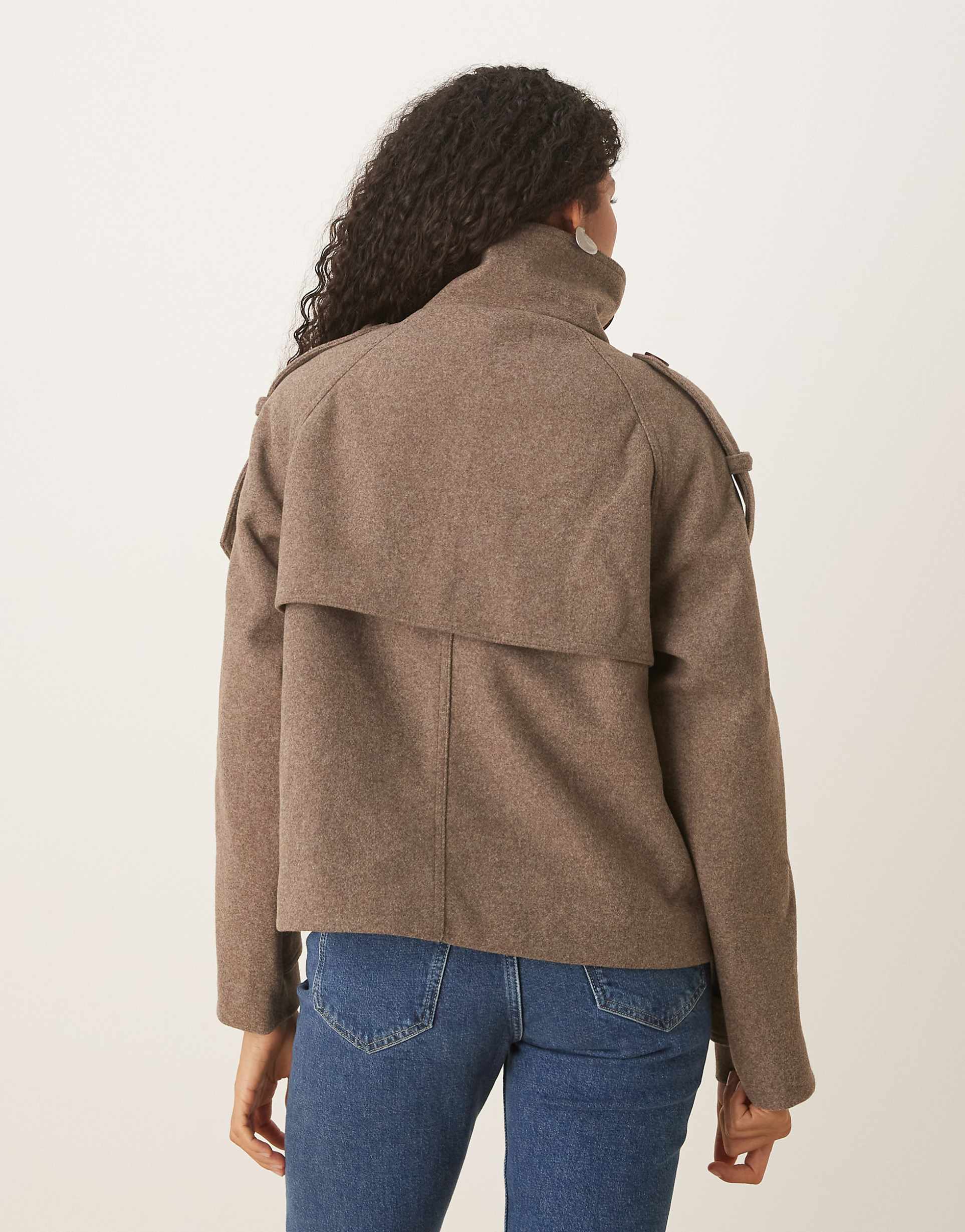 Avélie Funnel-Neck Coat — product photo 3