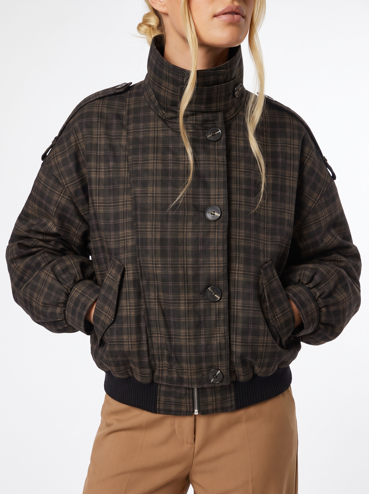 Aurelie | Check Bomber Jacket — product photo 4