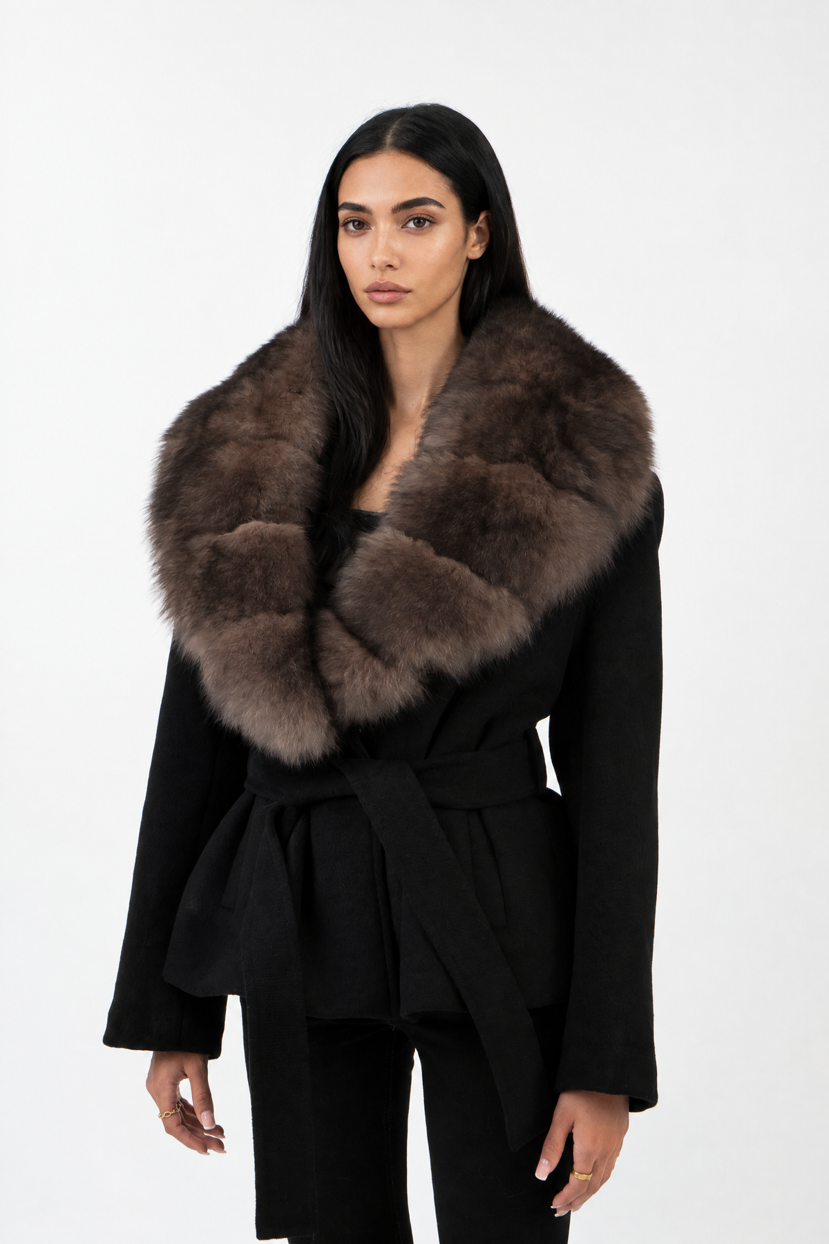 Averly Fur Coat — product photo 2