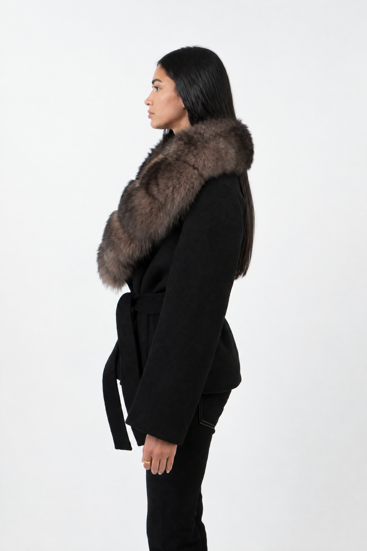 Averly Fur Coat — product photo 3