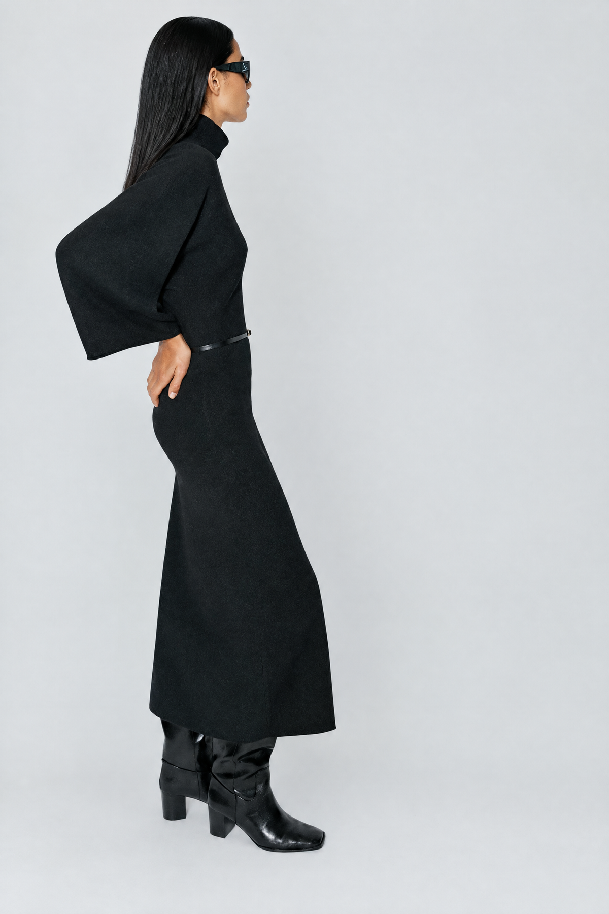 Calista Turtleneck Maxi Dress — product photo 4