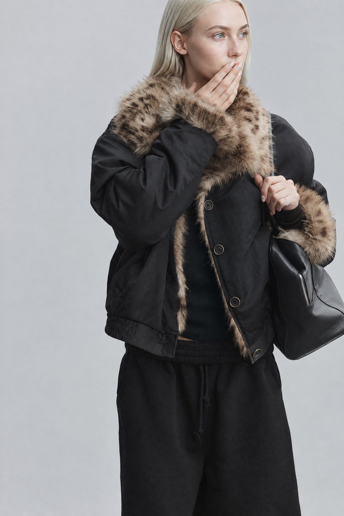 Amelie Leopard Fur Jacket — product photo 4