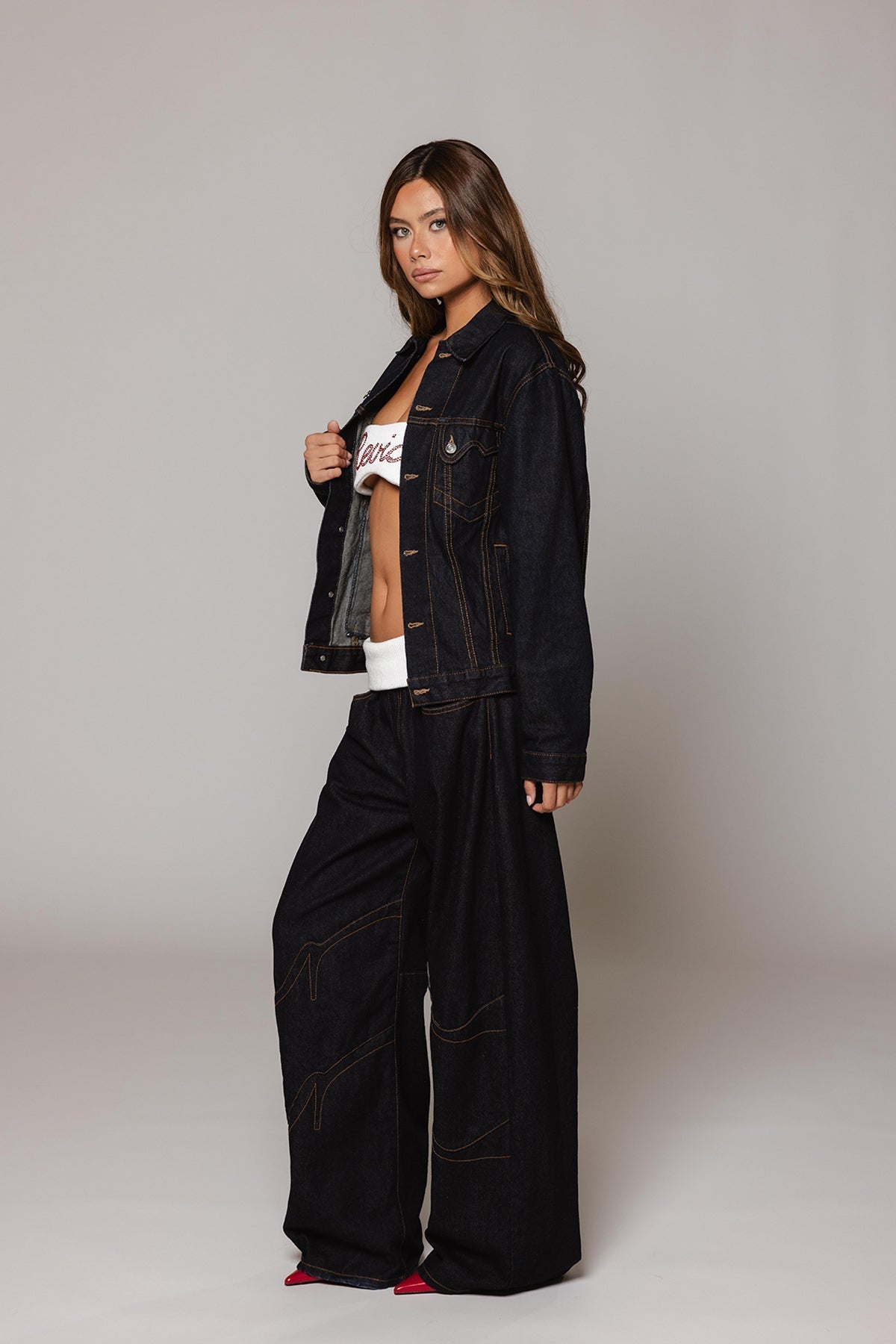 Alina Low Waistband Jeans — product photo 12