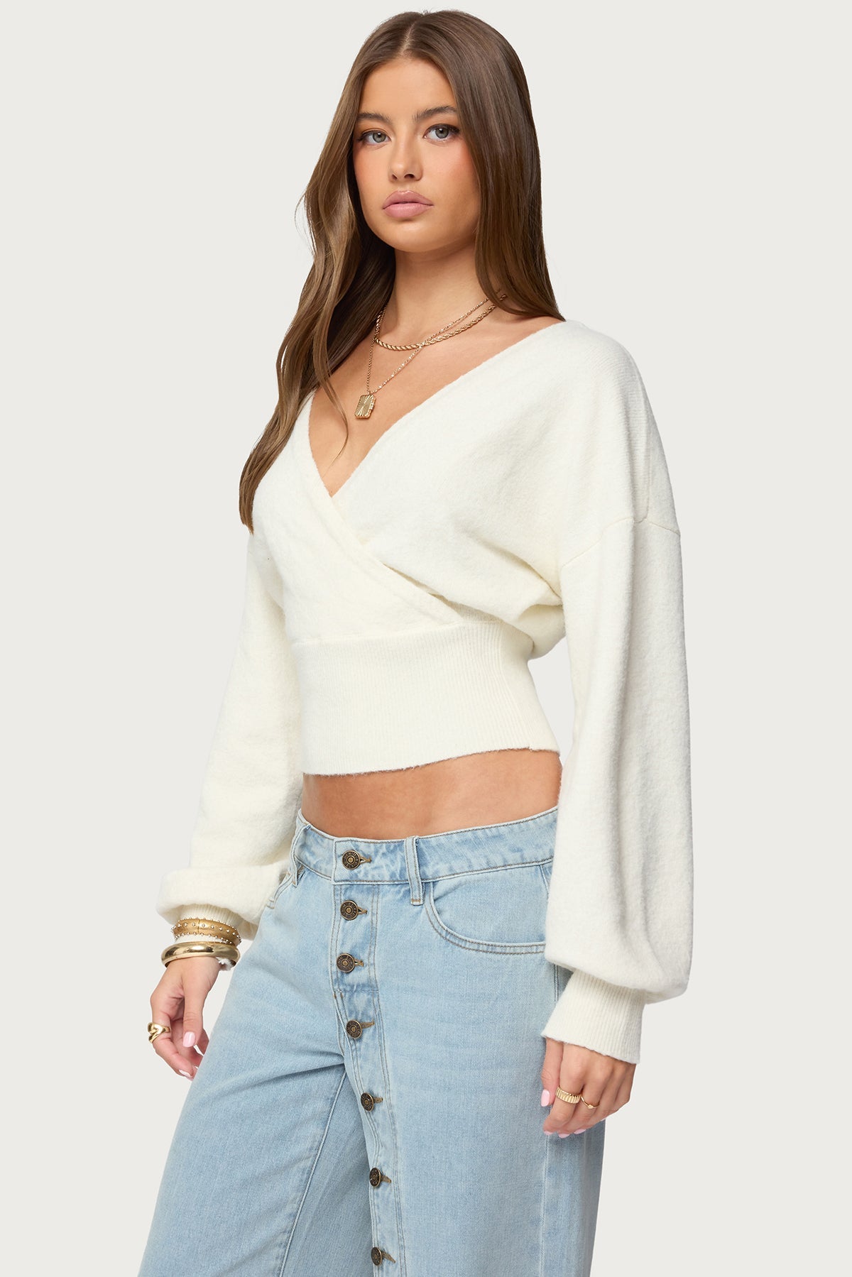 Marnie | Wrap Sweater — product photo 3