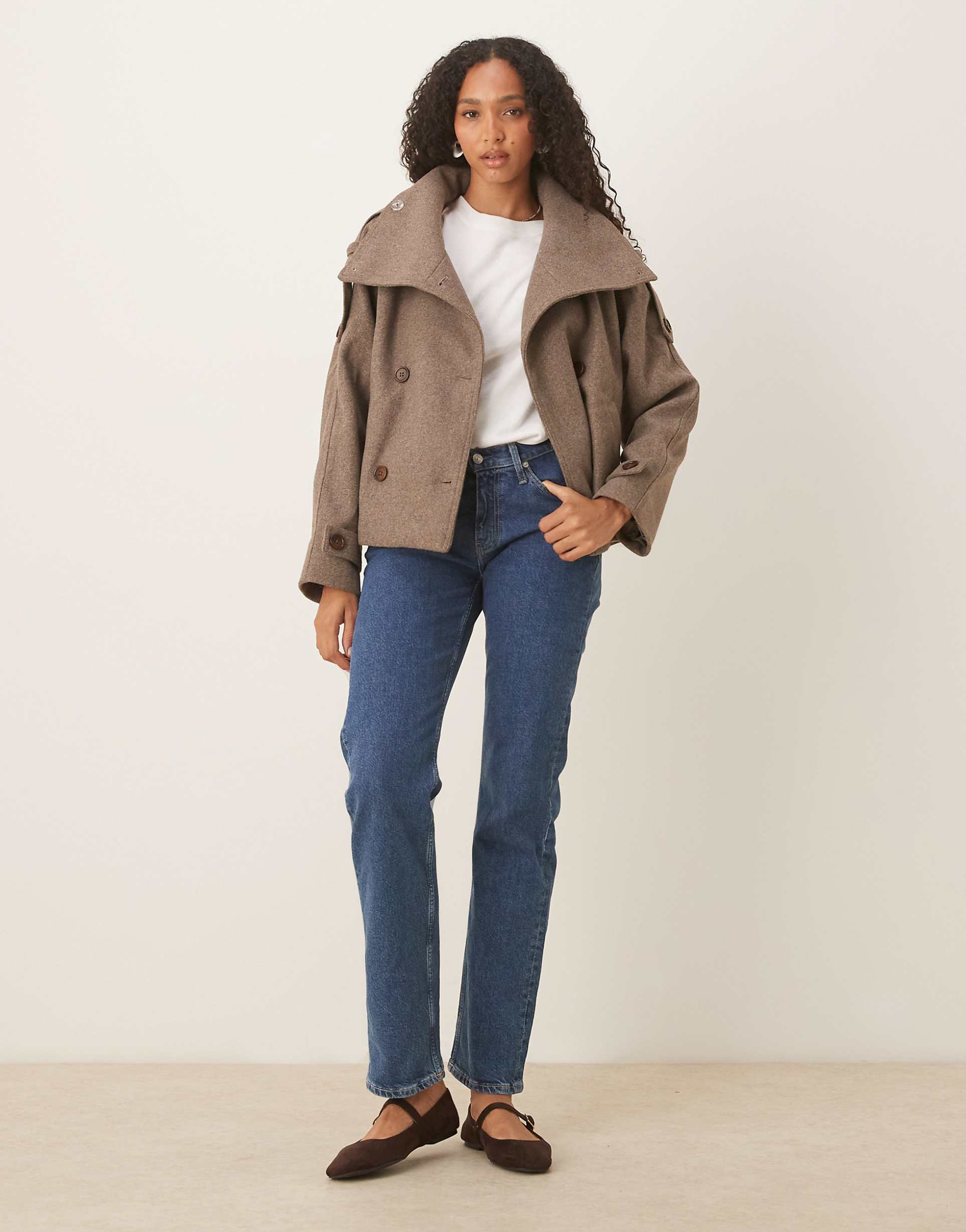 Avélie Funnel-Neck Coat — product photo 2