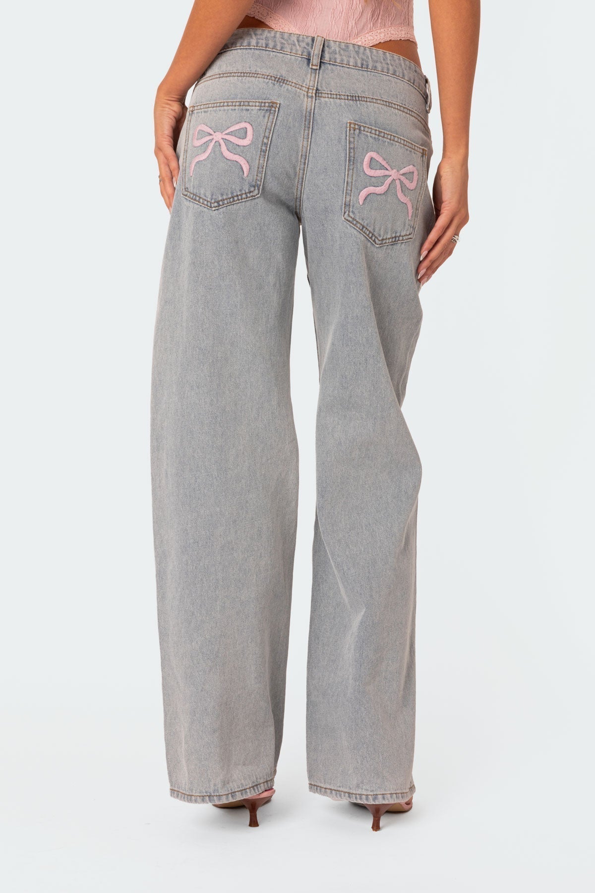 Ophelia Bow Pocket Jeans — product photo 2