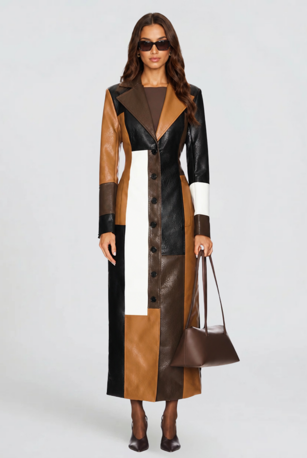 Rosaline Leather Coat — product photo 1