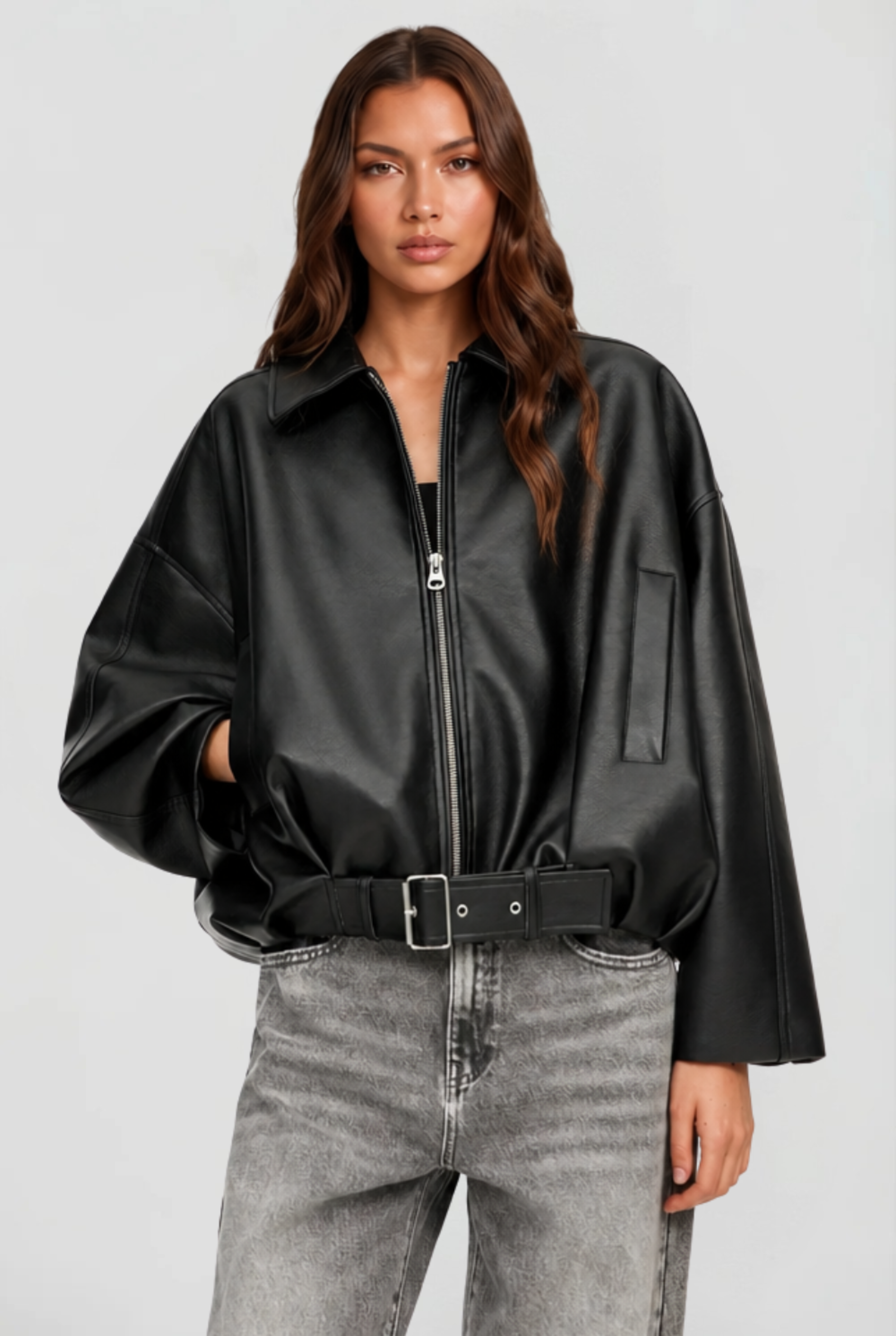 Sophia Leather Jacket — product photo 5