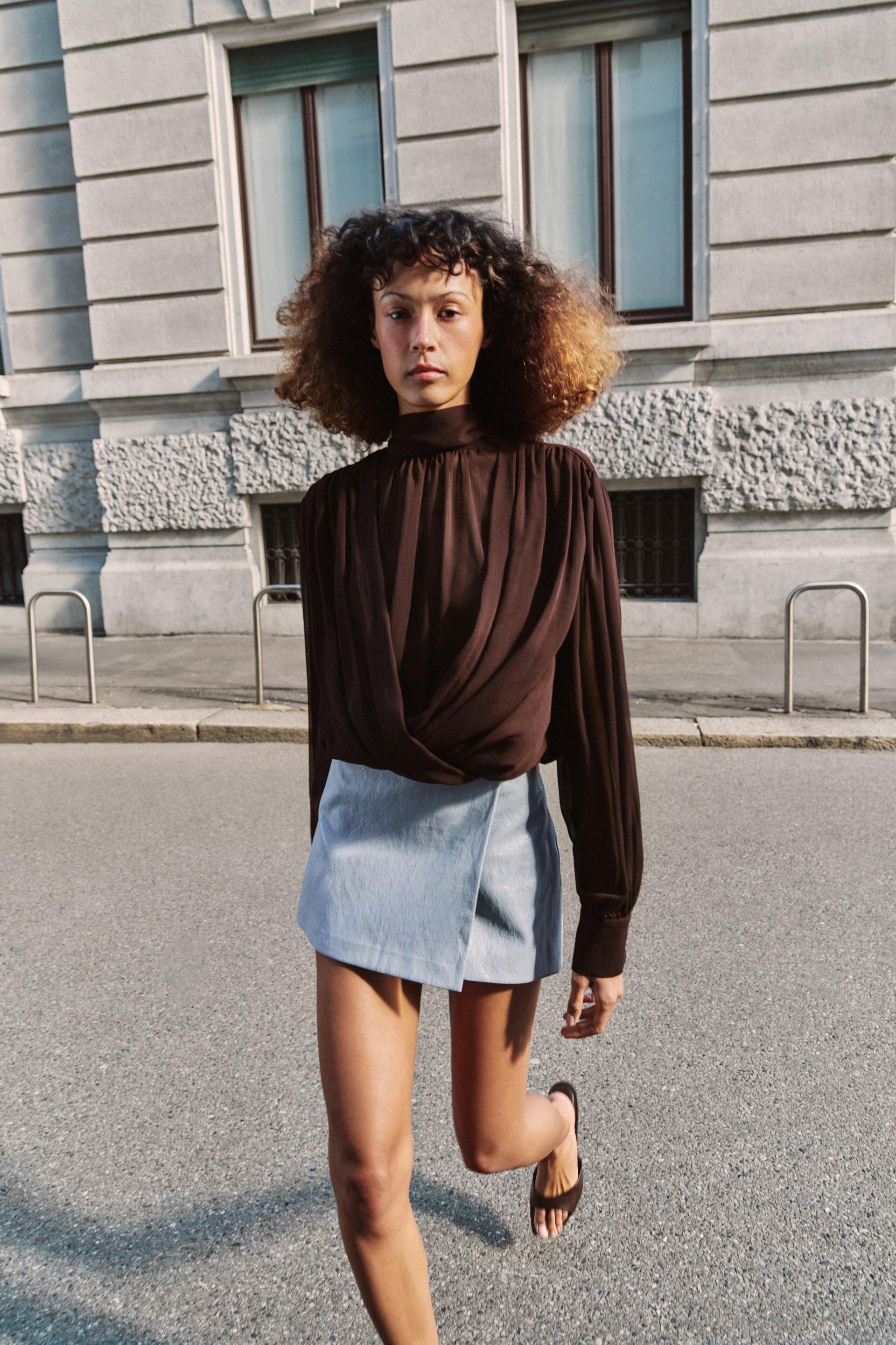 Aurelle | Draped Blouse — product photo 1