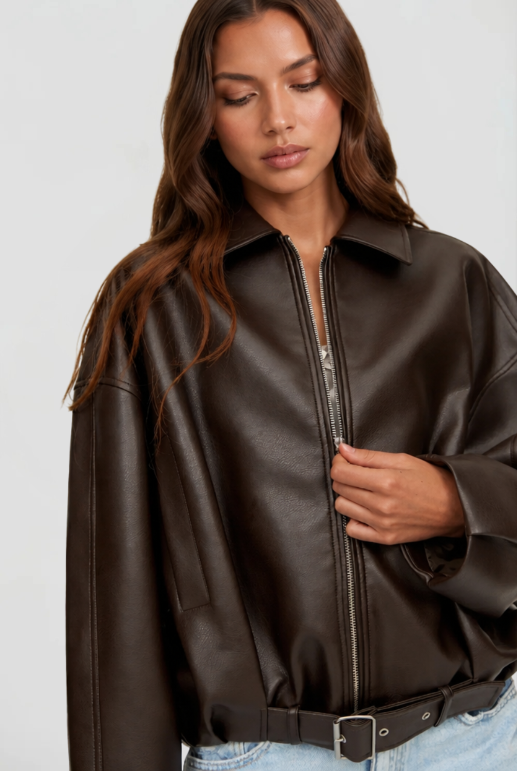 Sophia Leather Jacket — product photo 3