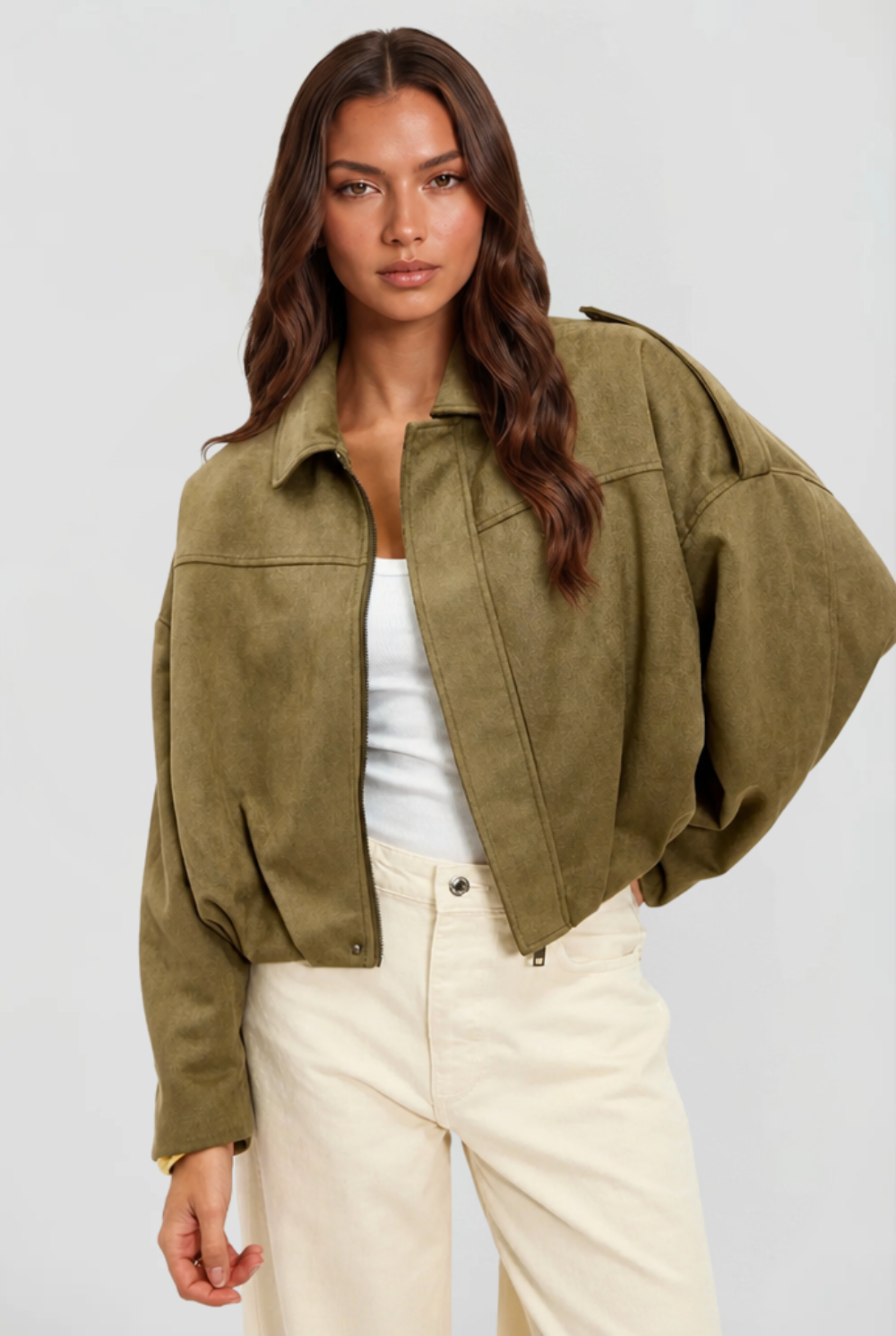 Elina Suede Jacket — product photo 1