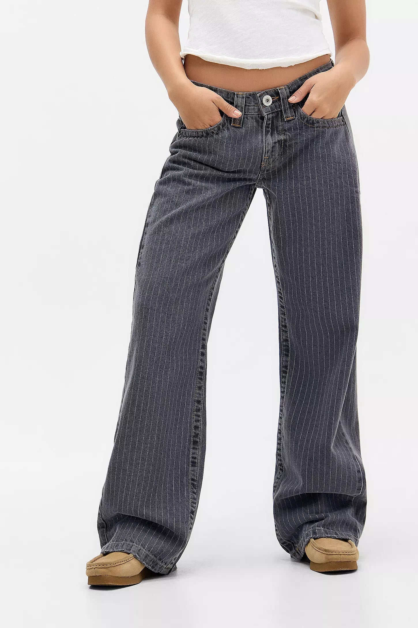 Elowen Pinstripe Jeans — product photo 1