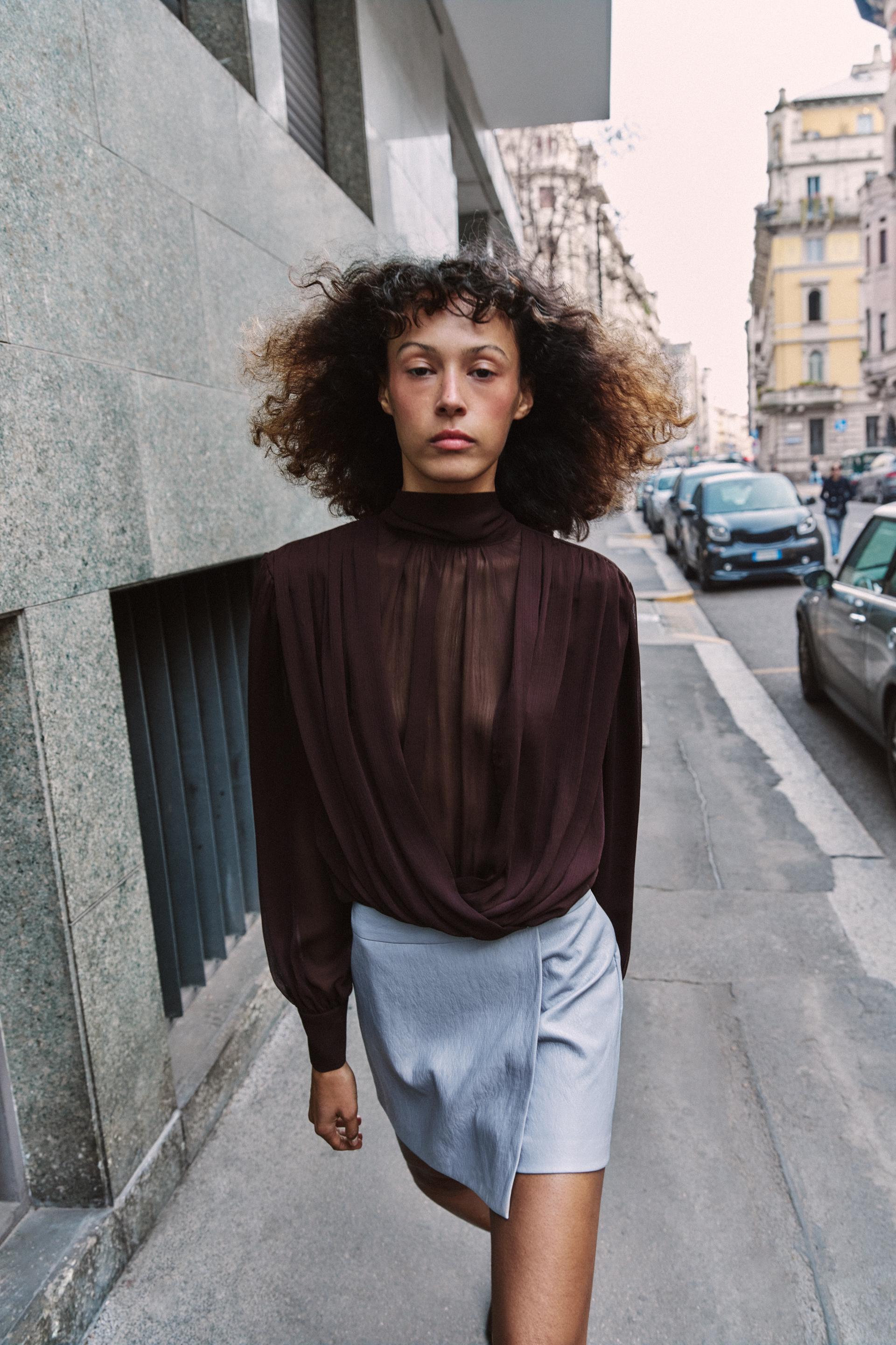 Aurelle | Draped Blouse — product photo 4