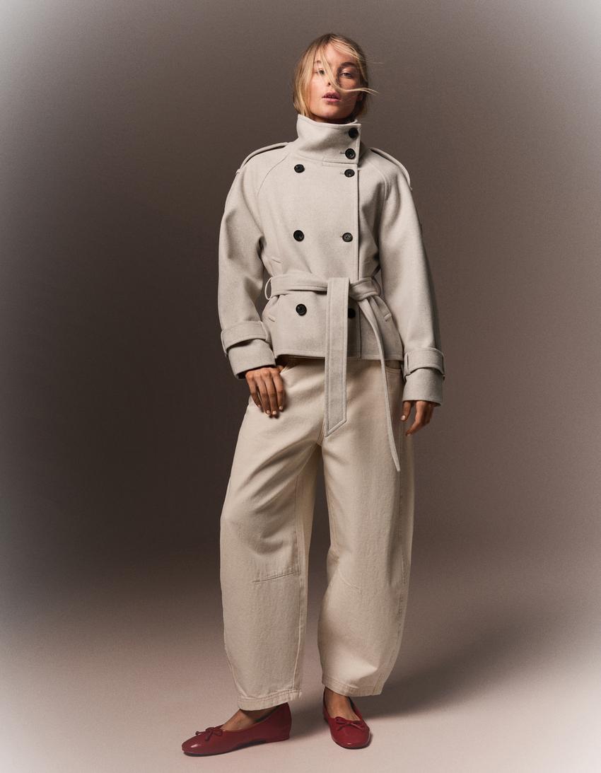 Elvéra | Funnel-Neck Trench Jacket — product photo 8