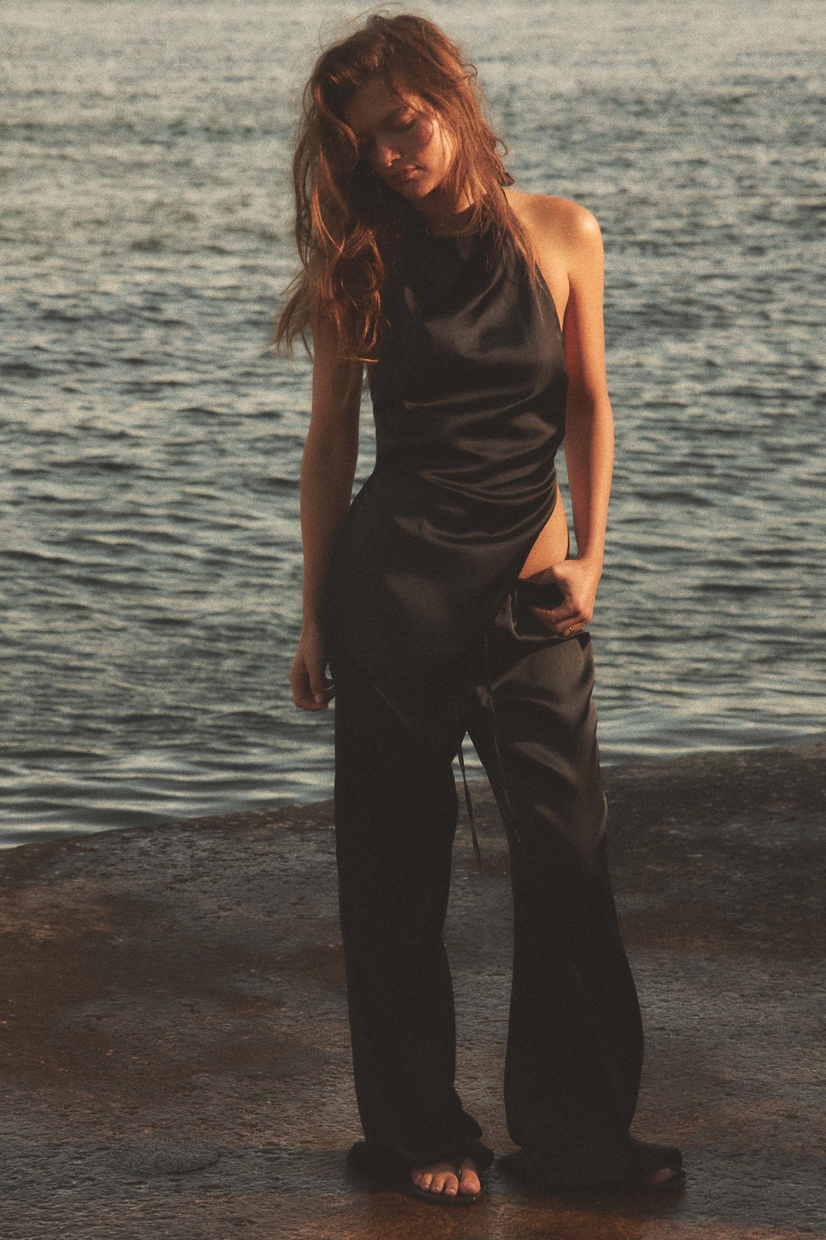 Liora | Asymmetric Halter Top — product photo 1