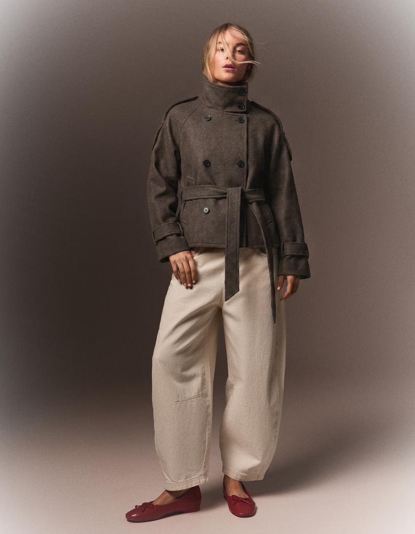 Elvéra | Funnel-Neck Trench Jacket — product photo 4