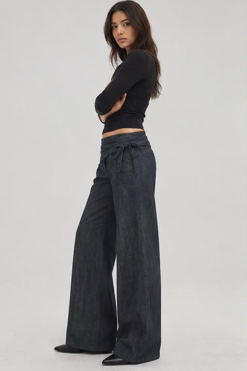 Iris Waist Wide Leg Jeans — product photo 3