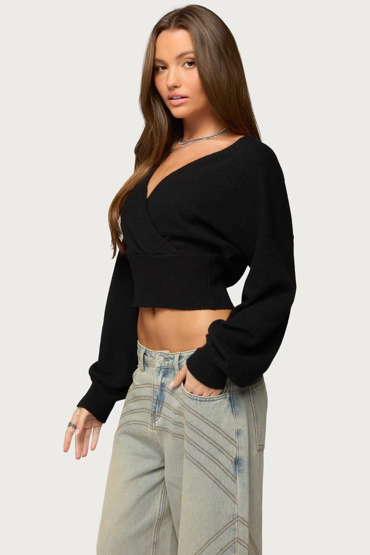 Marnie | Wrap Sweater — product photo 8