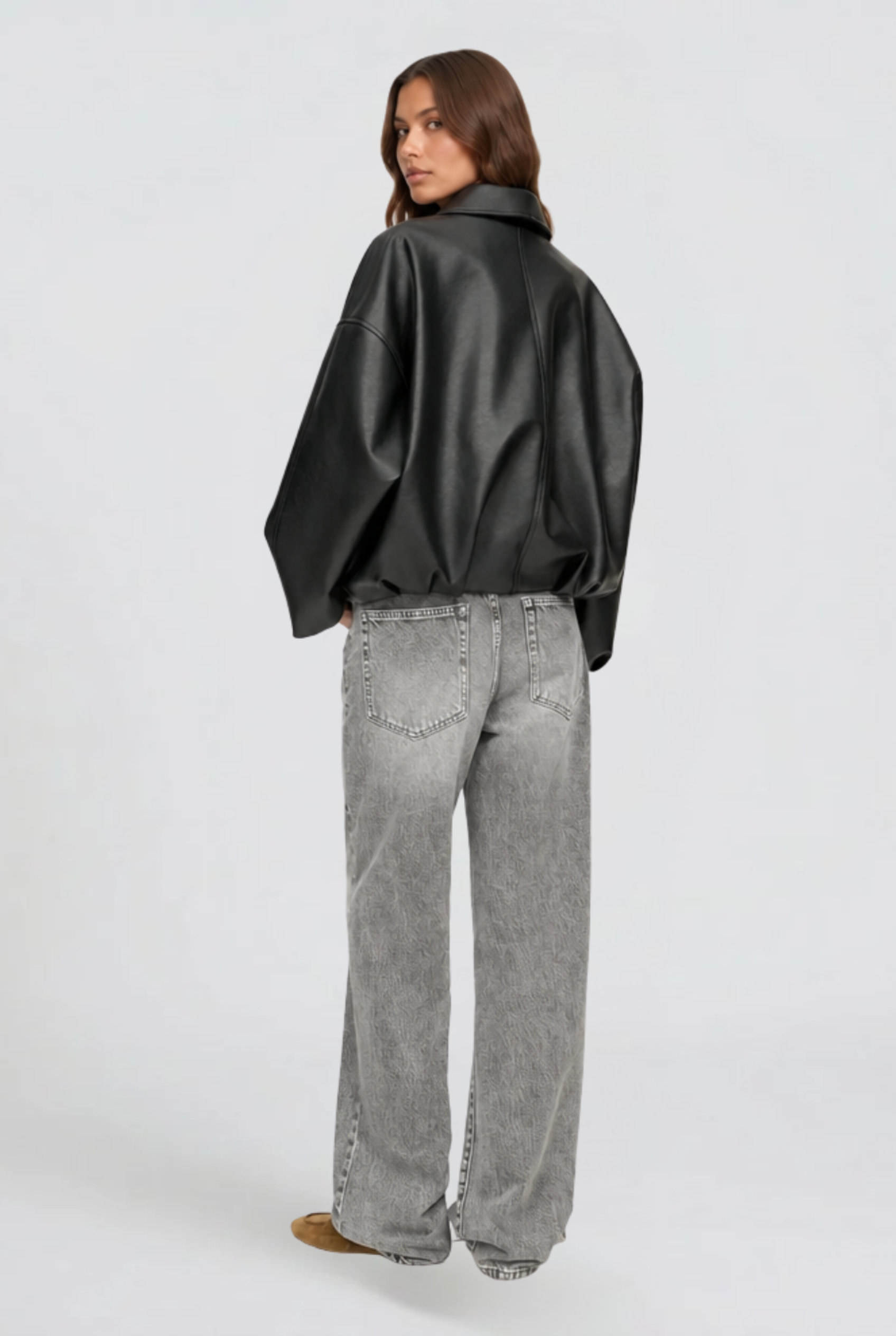 Sophia Leather Jacket — product photo 8