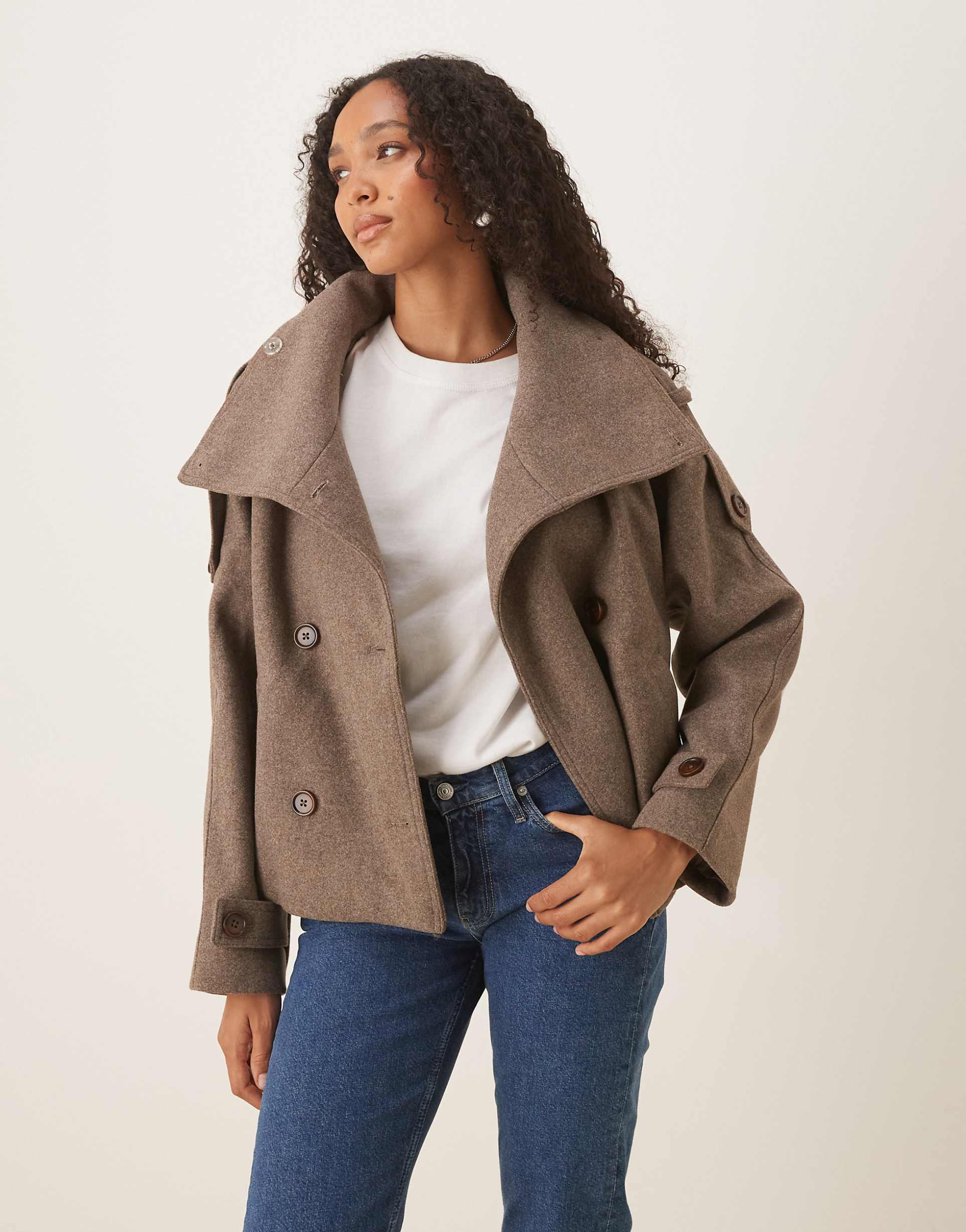 Avélie Funnel-Neck Coat — product photo 4