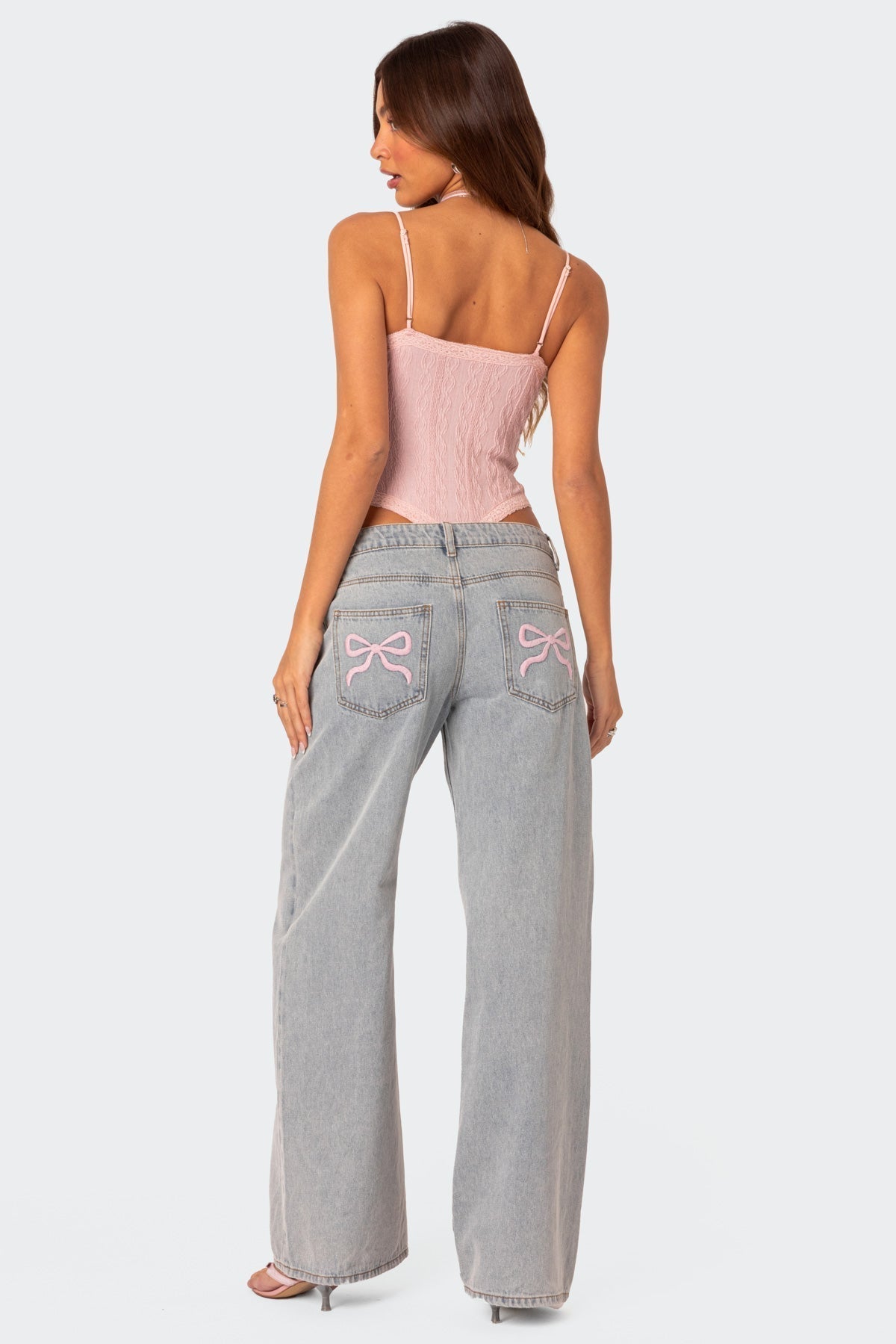 Ophelia Bow Pocket Jeans — product photo 1