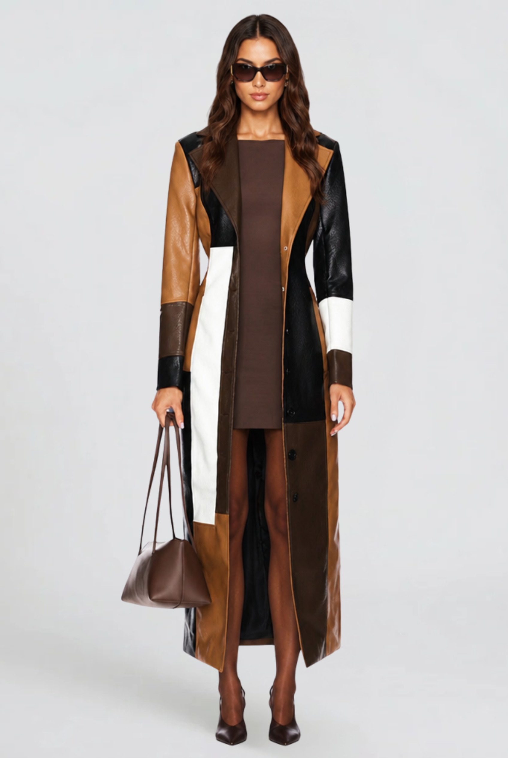 Rosaline Leather Coat — product photo 2