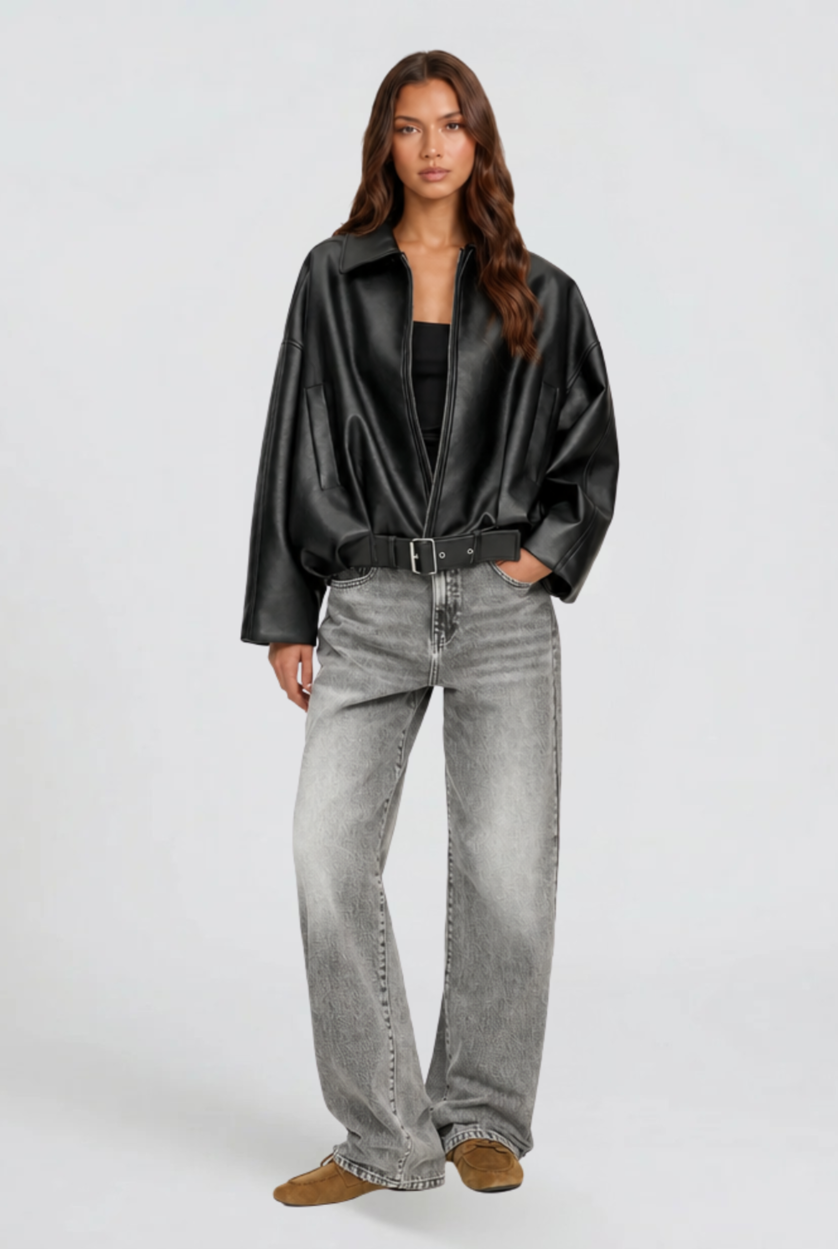 Sophia Leather Jacket — product photo 6