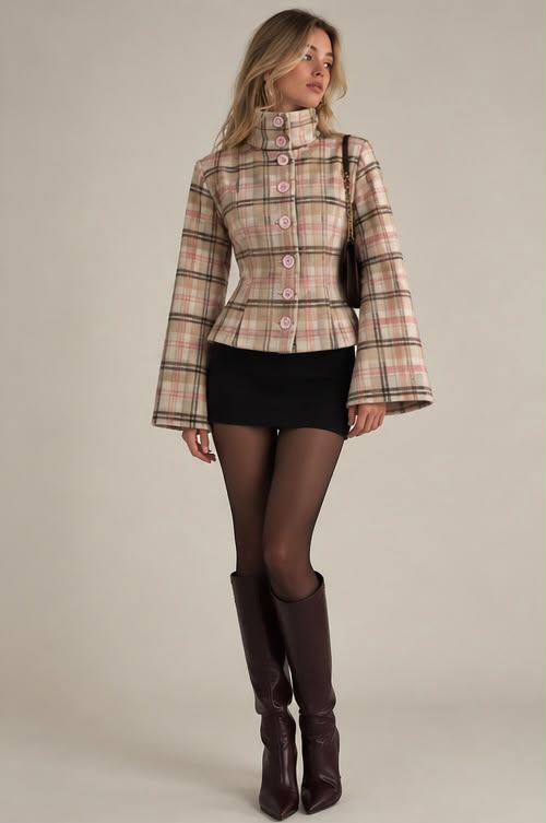Clara Plaid Jacket — product photo 3
