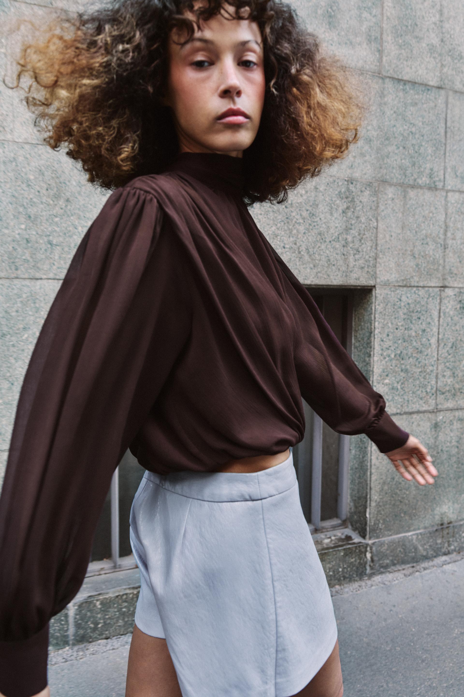 Aurelle | Draped Blouse — product photo 3