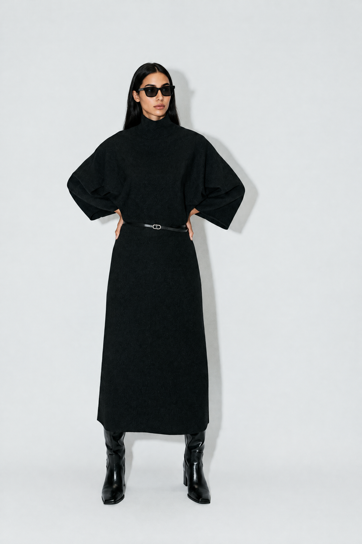 Calista Turtleneck Maxi Dress — product photo 1