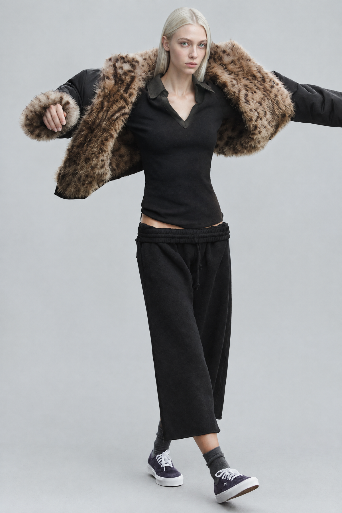Amelie Leopard Fur Jacket — product photo 1