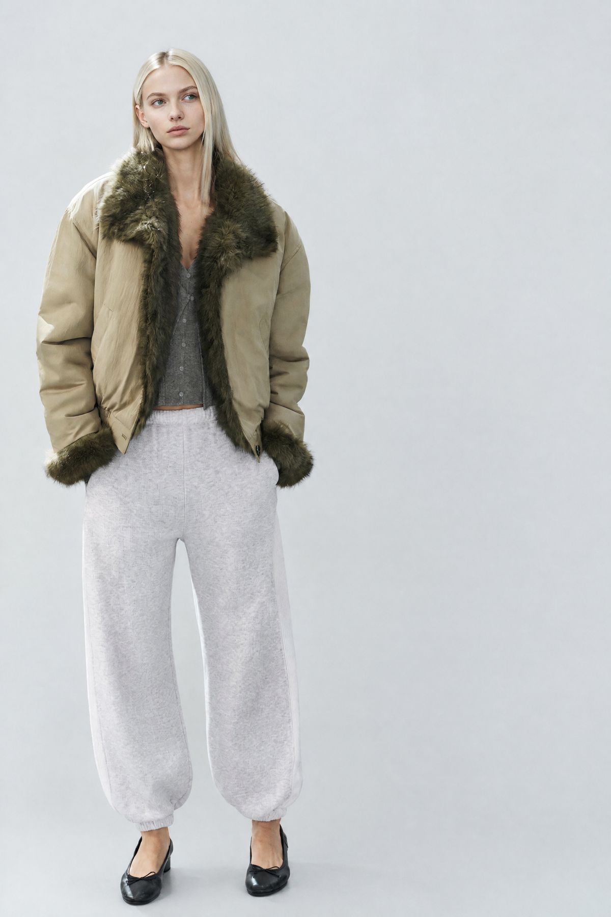 Amelie Leopard Fur Jacket — product photo 2