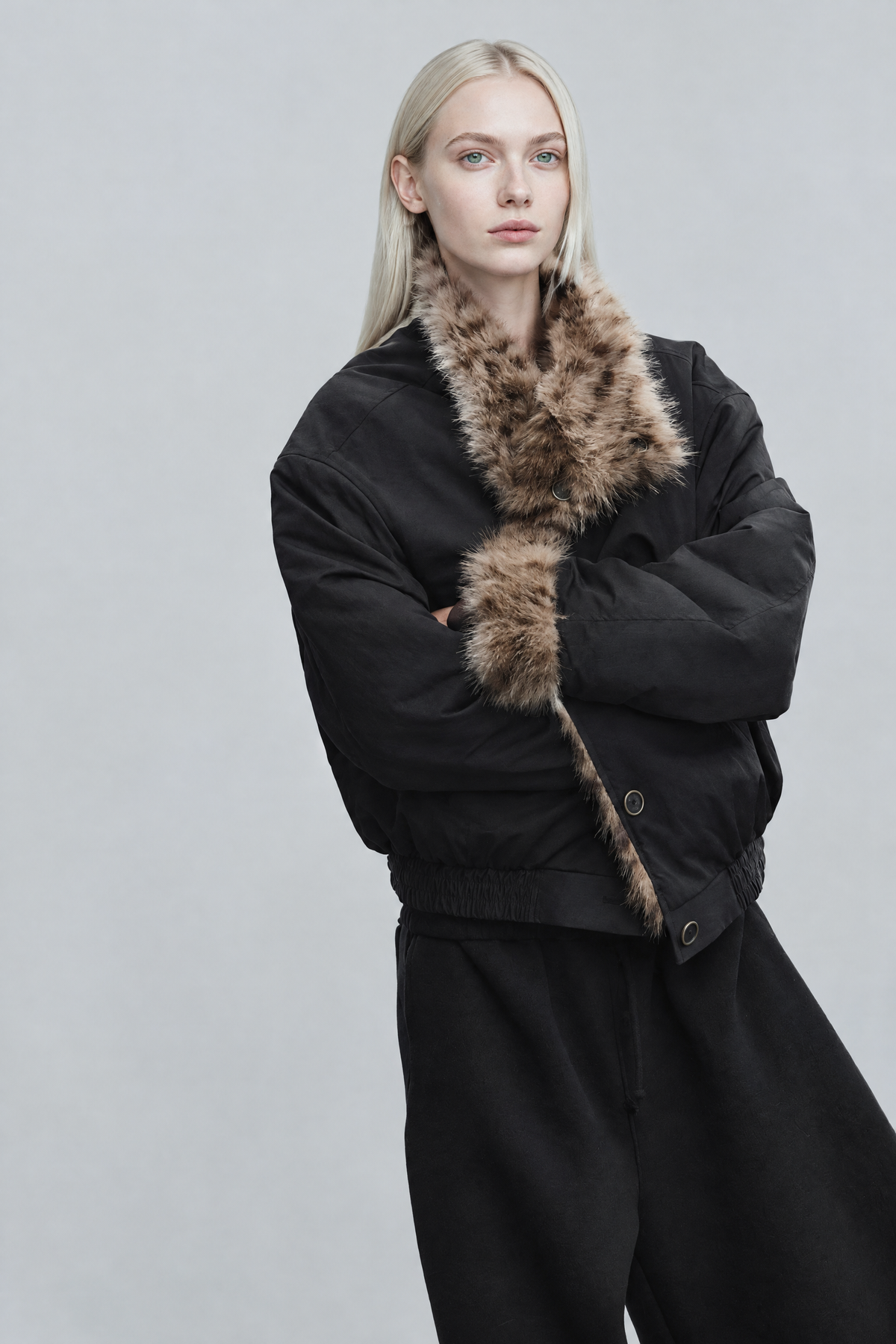 Amelie Leopard Fur Jacket — product photo 3