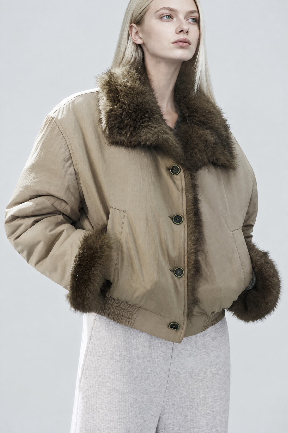 Amelie Leopard Fur Jacket — product photo 6