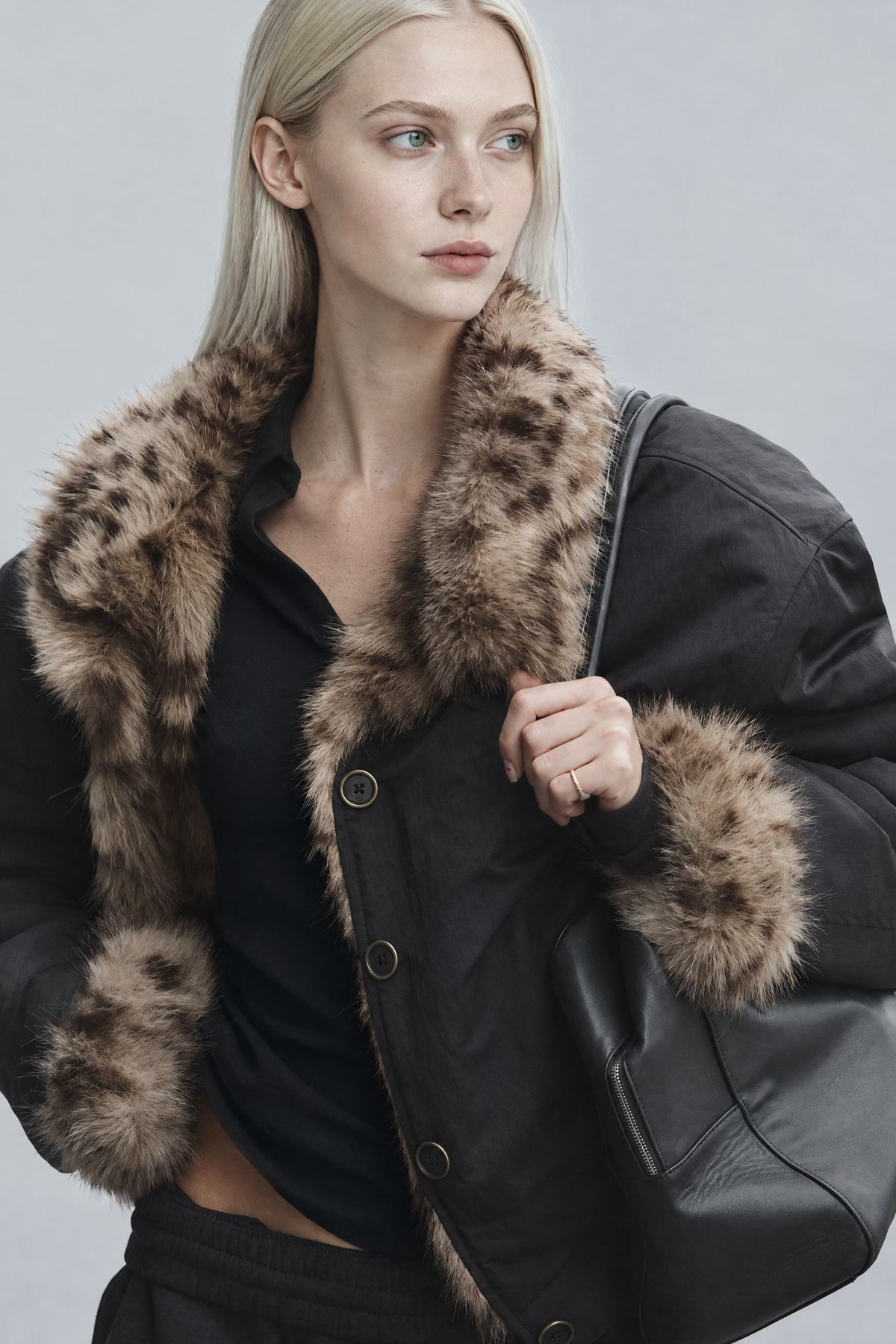Amelie Leopard Fur Jacket — product photo 7